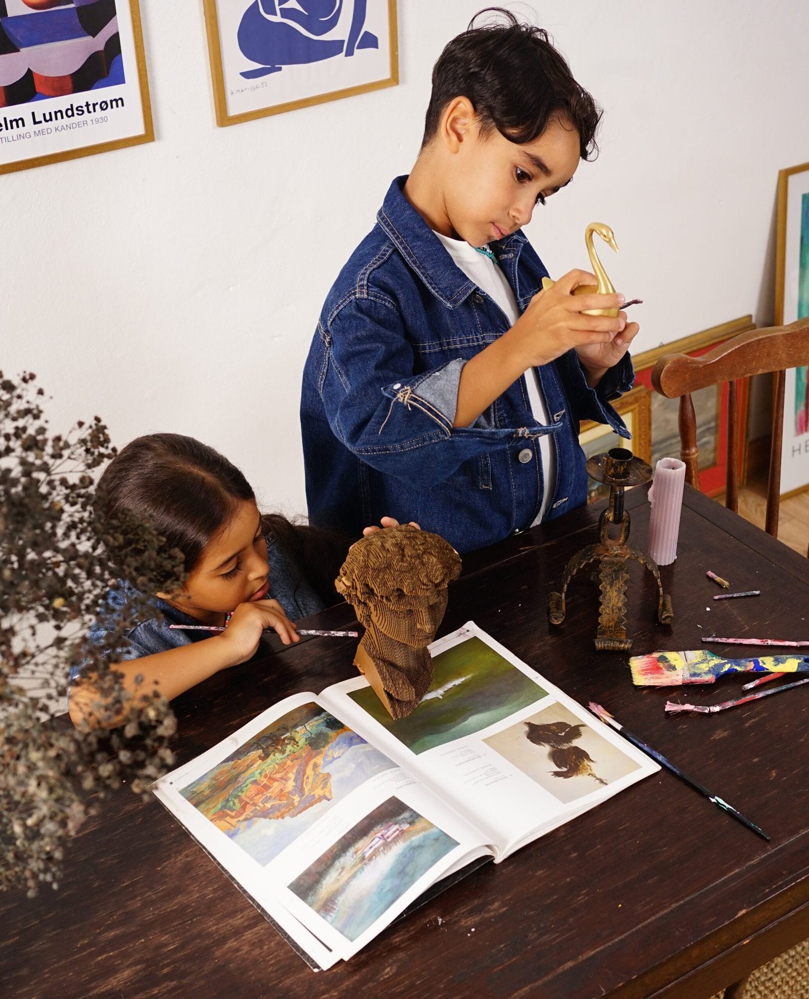 Veste en jean enfant