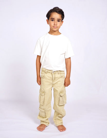 Pantalon cargo multi-poches Basquiat