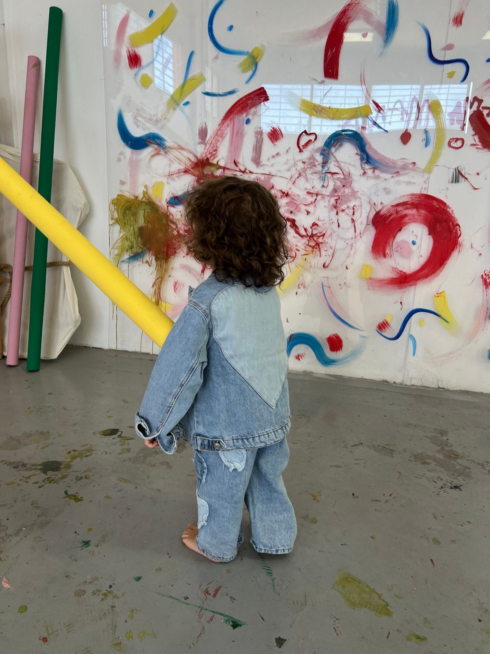 Veste en Jean Délavée Goya Enfant
